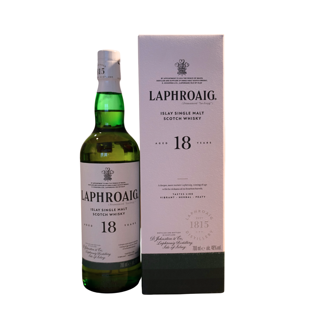 Laphroaig 18 Years Islay Single Malt Scotch Whisky 48%