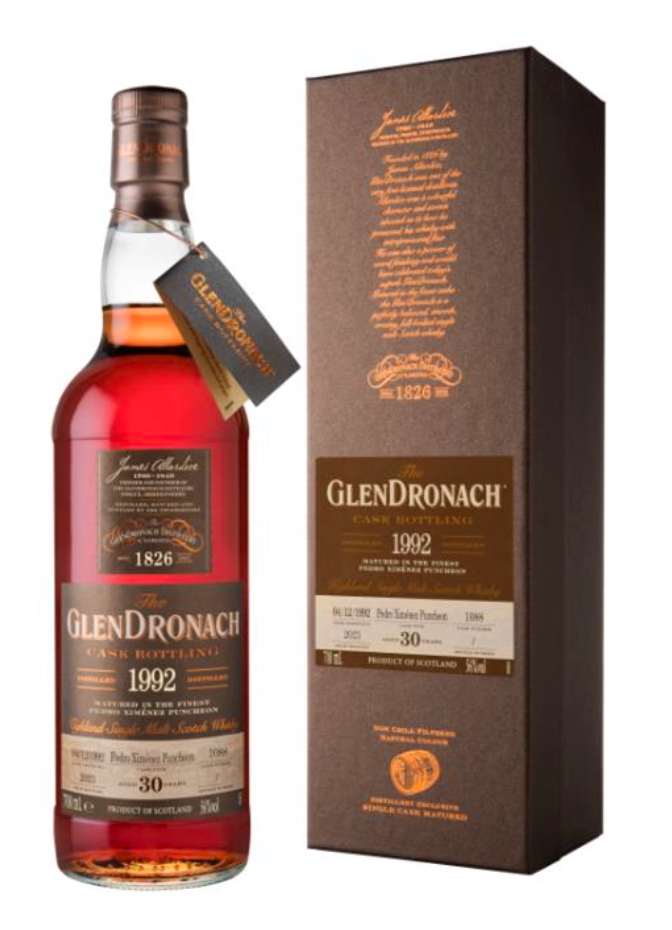 GlenDronach Single Cask 1992 30 års C.1088 PX Puncheon 56 %
