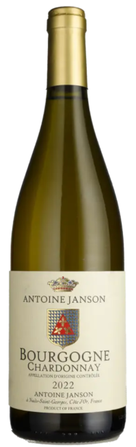 2022 Antoine Janson Bourgogne Chardonnay