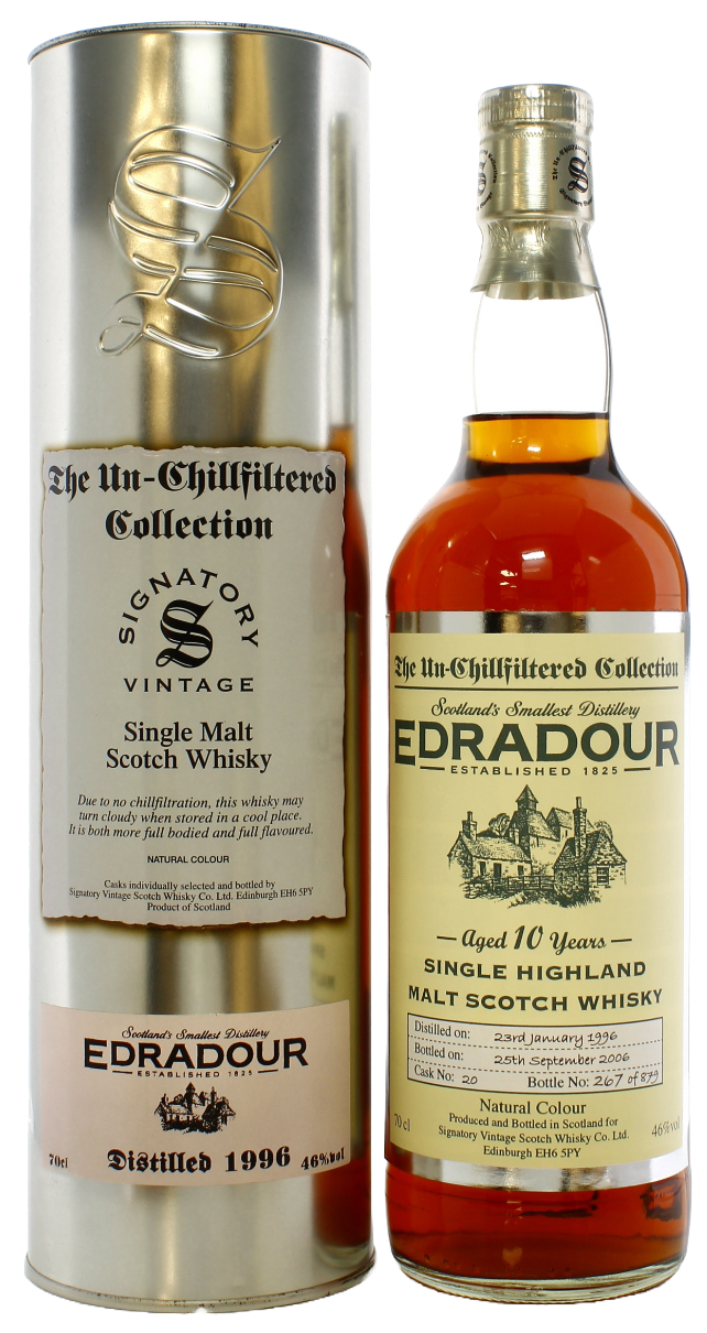 Edradour The Un-chillfilterede Collection 1996 46%