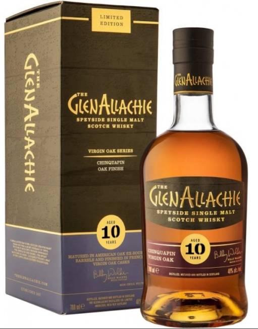 GlenAllachie 10 års Virgin Oak Series Chinquapin Oak Finish