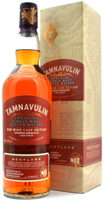 Tamnavulin Red Wine Cask Edition No. 2 Speyside Single Malt Scotch Whisky