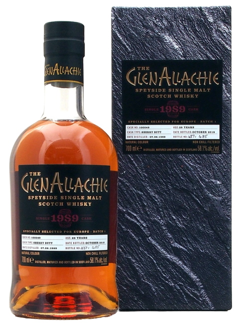The GlenAllachie Single Cask 1989 29 års