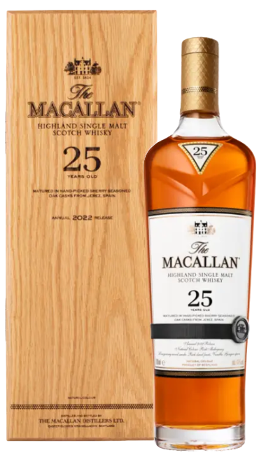 The Macallan 25 års Sherry Oak 43 % - 2022 Release