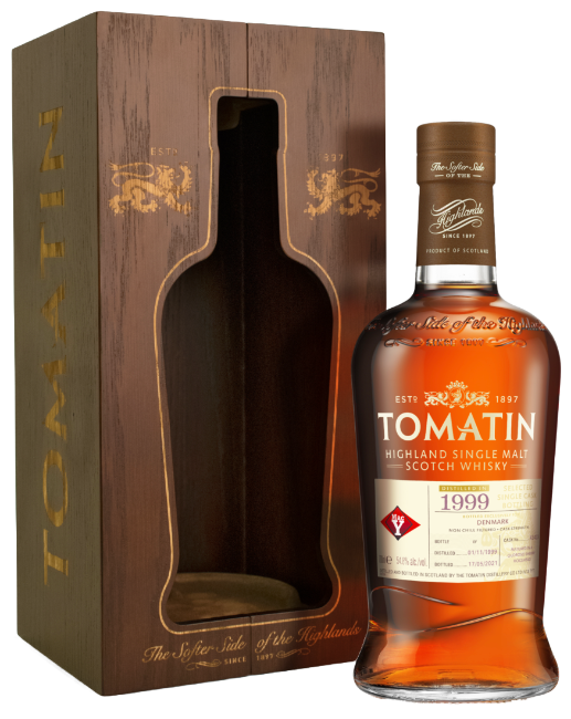 Tomatin 1999 - 21 Yo Oloroso Hogshead Scotch Whisky #43403 (Exclusive for Denmark 54,8%)