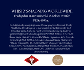 Whiskysmagning Worldwide fredag den 14. november 2025