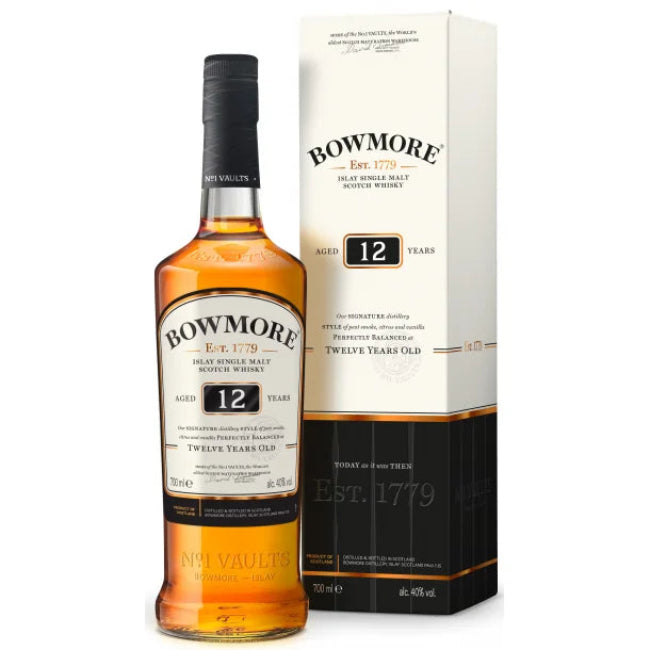 Bowmore 12 års Islay Single Malt Whisky 40%