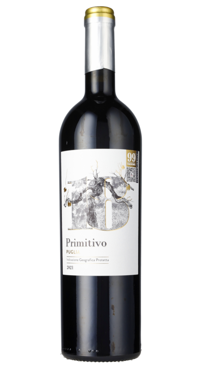 2021 Primitivo Puglia Diciotto Gradi 18%