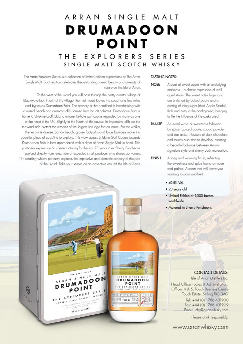 Drumadoon Point - The Explorers Series Vol.4, Arran Whisky