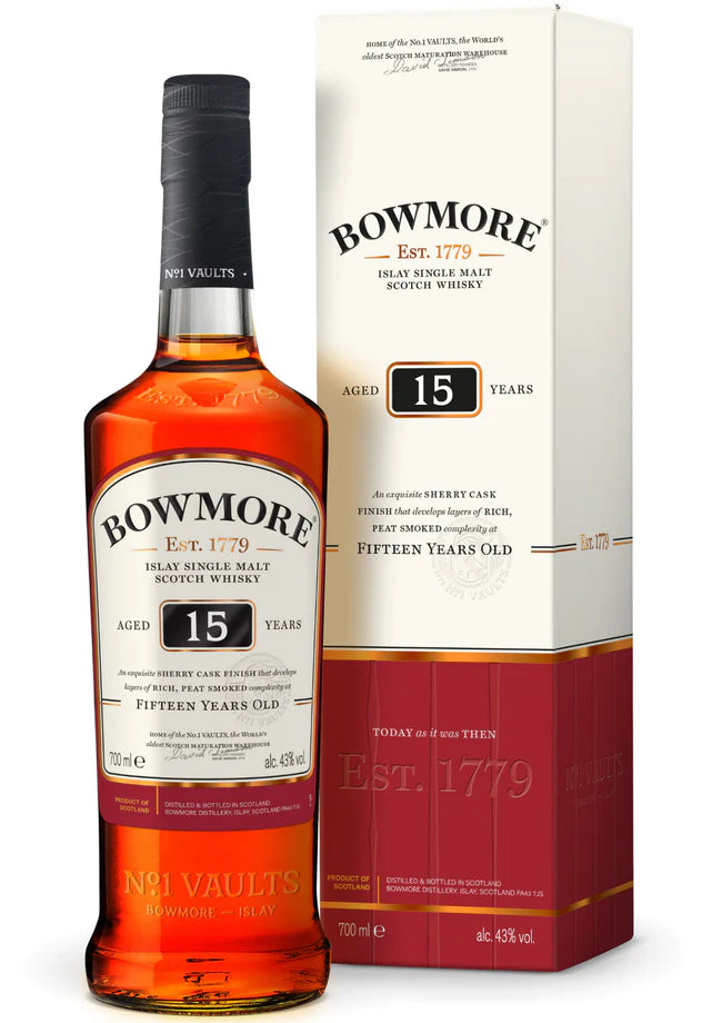 Bowmore 15 års Darkest Sherry Cask 43%
