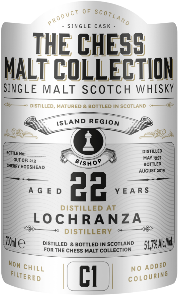 The Chess Malt Collection: Lochranza, 1997 – 22 Years Old Island Single Malt – 51,7 % (Sherry Hogshead)