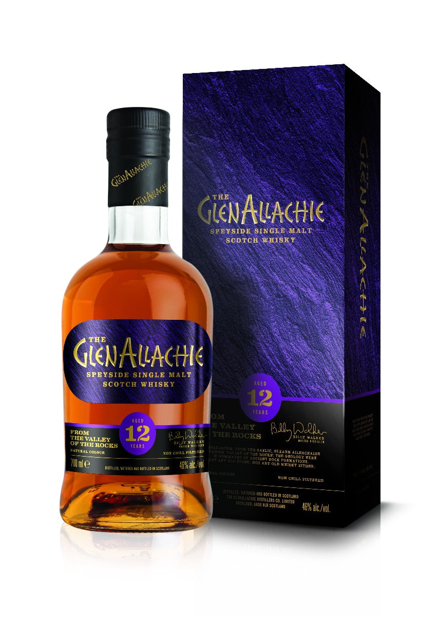 GlenAllachie 12 Years Old Speyside Single Malt PX-Oloroso Sherry og Virgin Oak Casks