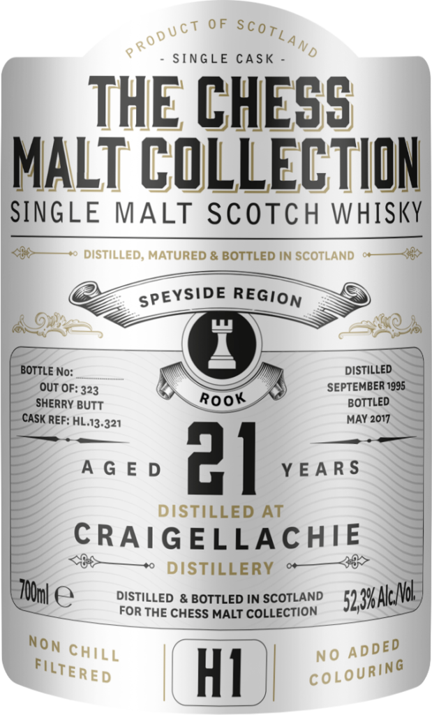 Craigellachie, 1995 – 21 Years Old Speyside Single Malt – 52,3% (Sherry Butt)