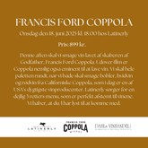 Francis Ford Coppola den. 18 juni