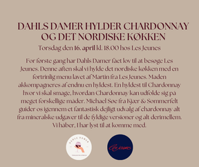Dahls Damer hylder Chardonnay og Det Nordiske Køkken - Torsdag den 16. april 2026