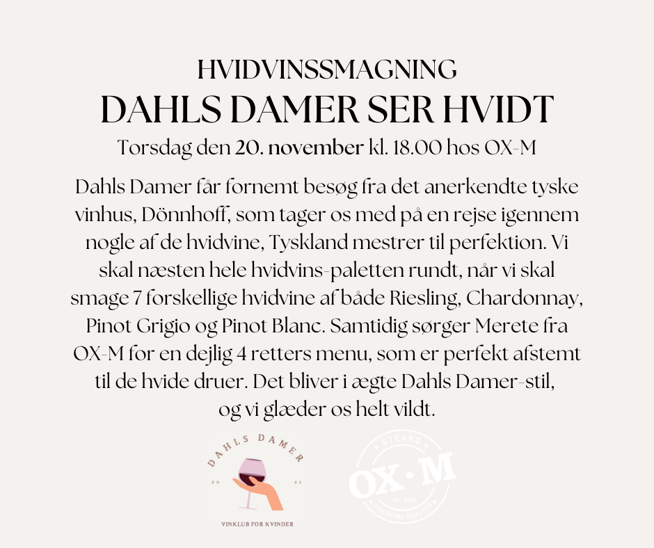 DAHLS DAMER ser hvidt