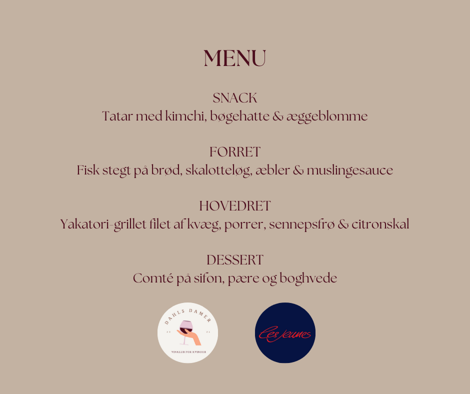 Dahls Damer hylder Chardonnay og Det Nordiske Køkken - Torsdag den 16. april 2026