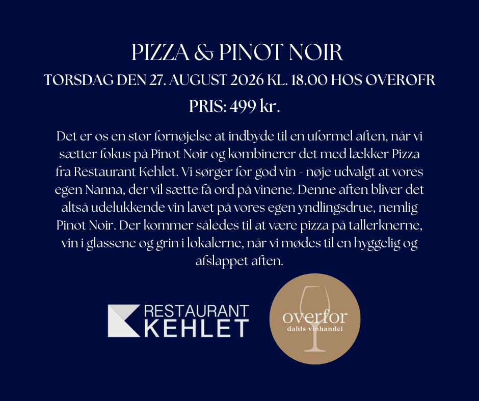 Pizza og Pinot Noir