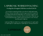 Laphroaig whiskysmagning - Fredag den 28. august 2026
