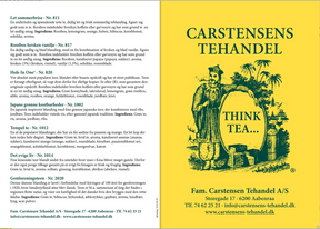 Carstensen Te Julekalender med 2 x 24 Tebreve
