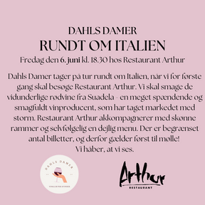 Dahls Damer Rundt om Italien den 6. juni