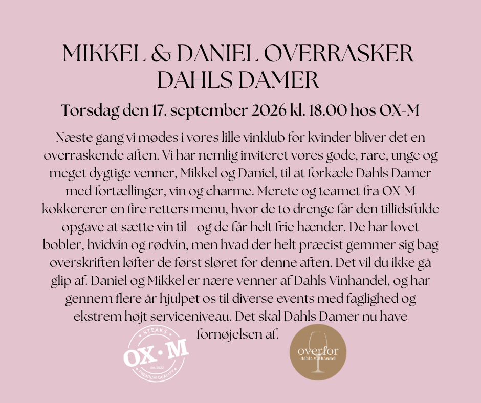 Mikkel og Daniel overrasker Dahls Damer - Torsdag den 17. september 2026
