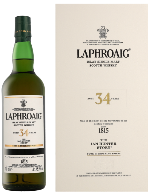 Laphroaig 34 Years The Ian Hunter Story Book