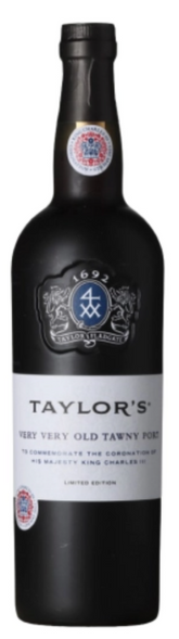 Taylors Very Very Old Tawny Port King Charles III