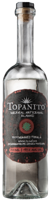 Topanito, Mezcal Artesanal Tobala 49%, 70 cl