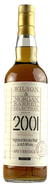 Wilson & Morgan Speybridge dis. 2001, bottled 2015