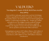 Smagning med Bodegas Valduero - Torsdag den 5. marts 2026