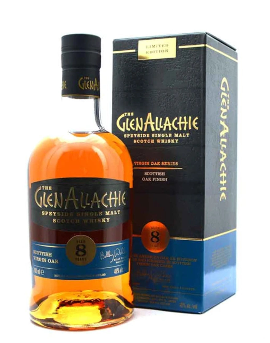GlenAllachie 8 års Scottish Virgin Oak Finish 48%
