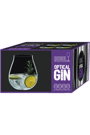 Riedel Bar Gin Set Optical "O" 4 glas