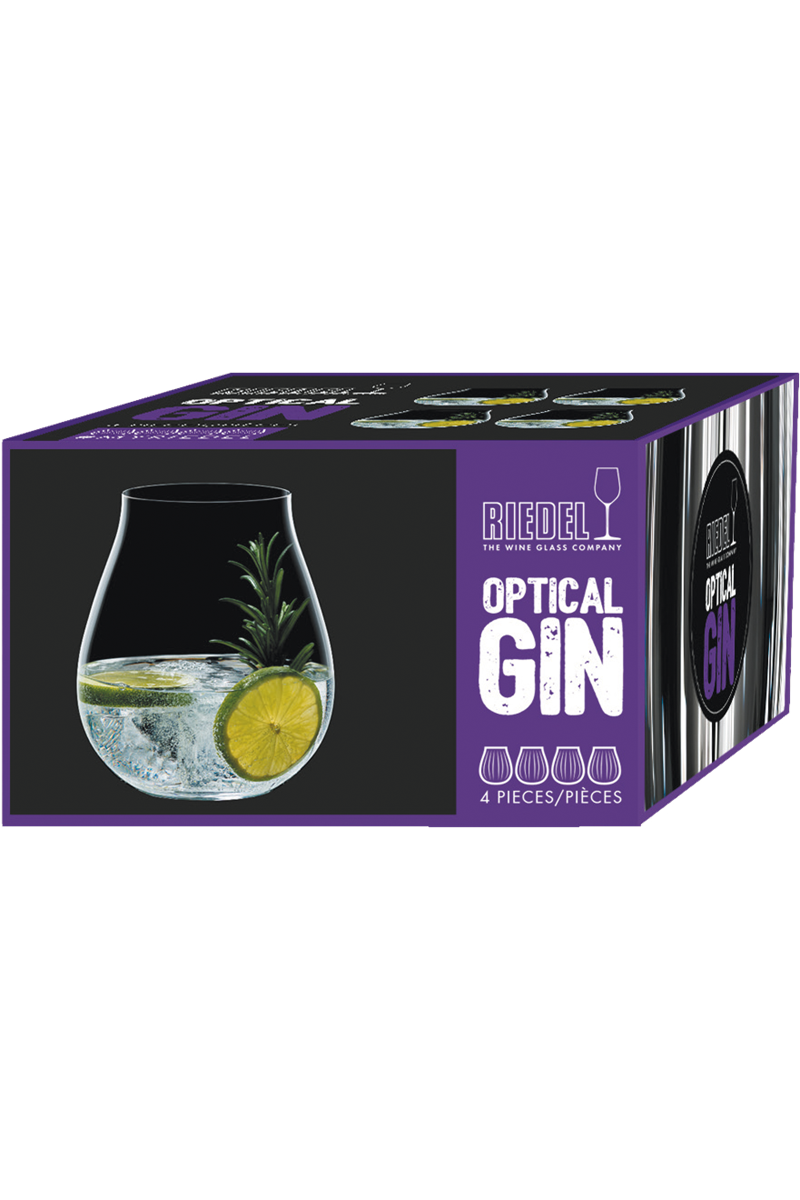 Riedel Bar Gin Set Optical "O" 4 glas