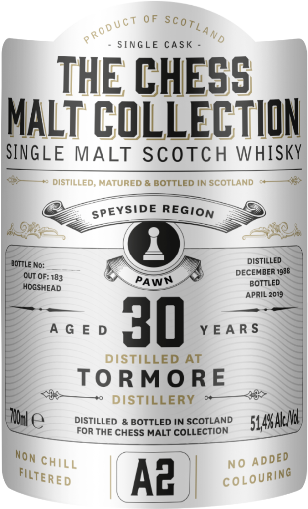 Tormore, 1988 – 30 Years Old Speyside Single Malt – 51,4 % (Hogshead)