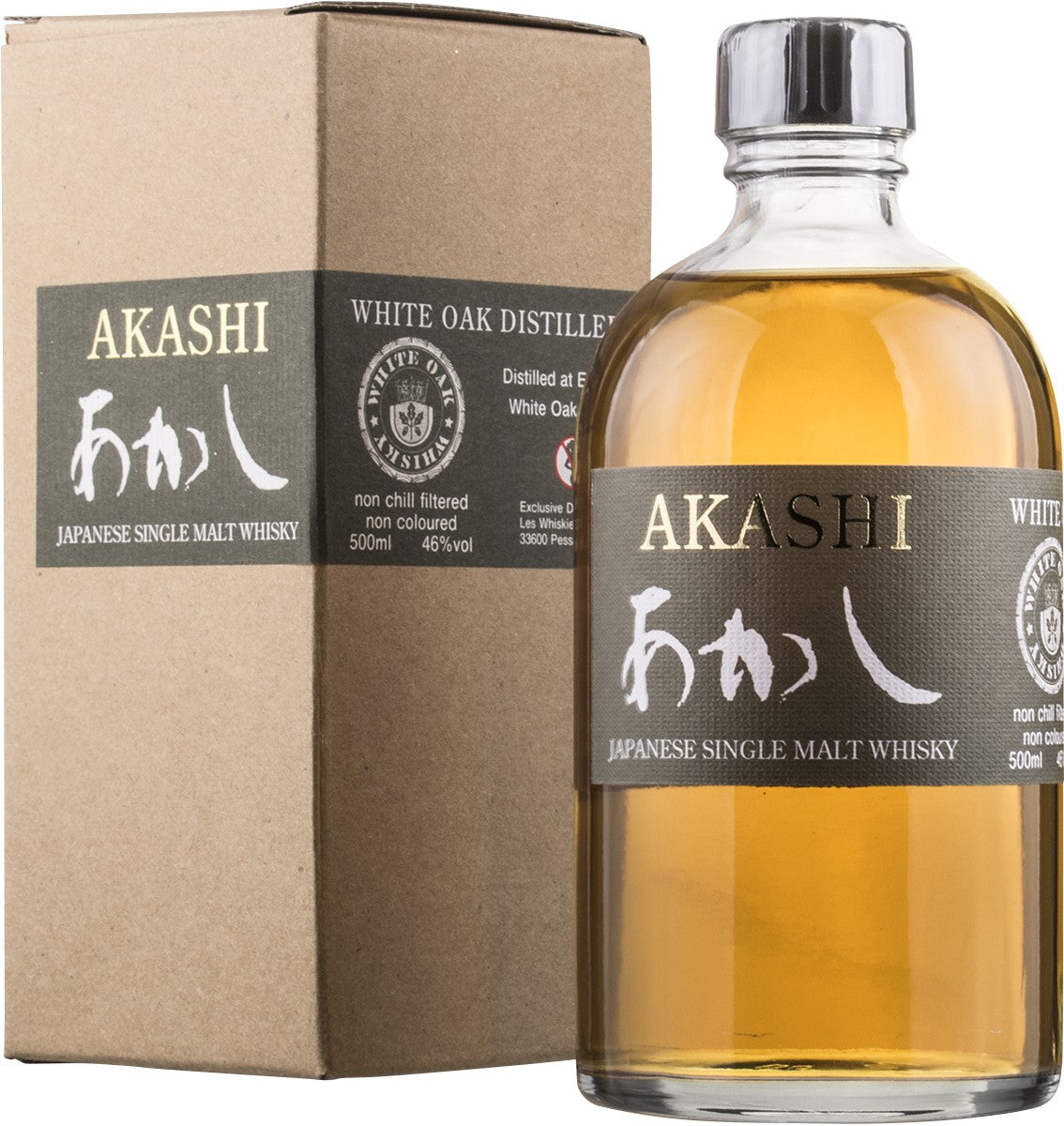 White Oak Distillery - Akashi - Japansk Single Malt Whisky 500ml