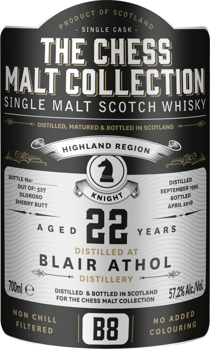 Blair Athol, 1995 – 22 Years Old Highland Single Malt – 57,2% (Sherry Butt)