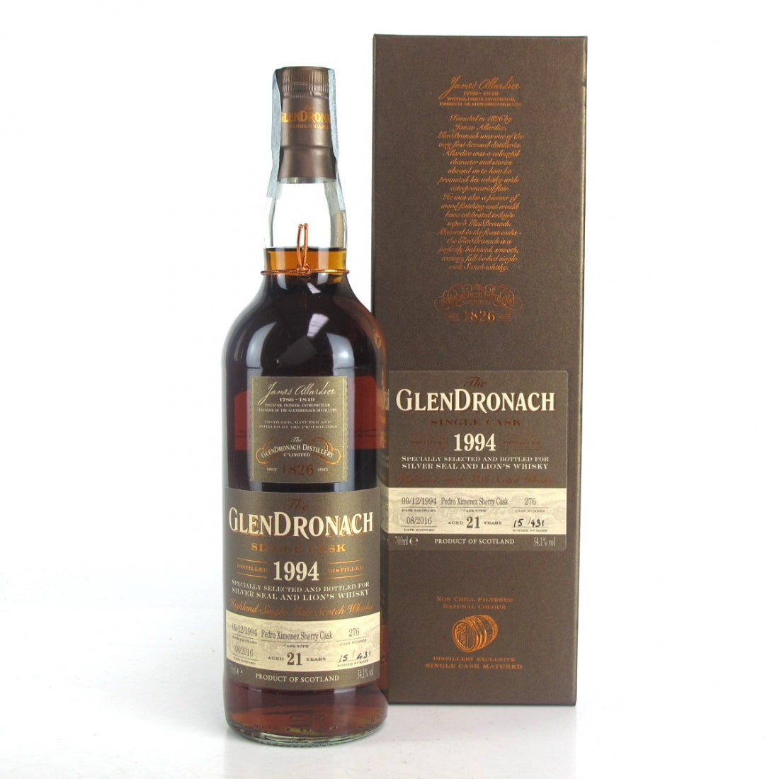 GlenDroanch 1994 – 21 Years Old – 54,1% Cask 276 (PX Sherry Cask)