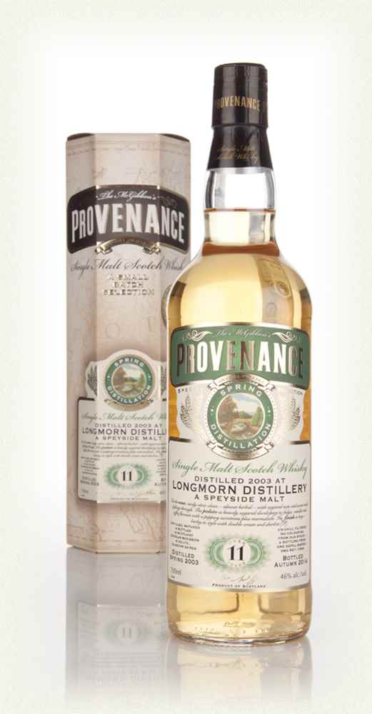 Longmorn Distillery 2003 - Provenance - 11 Years Old - Speyside